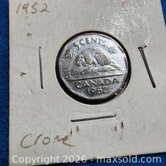 MaxSold Auction: 1952 Canadian five cent coin. - Leeds And The Thousand Islands (Ontario, Canada) SELLER MANAGED Downsizing Online Auction - Prince Street