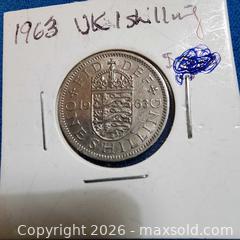 MaxSold Auction: 1963 UK Shilling - Leeds And The Thousand Islands (Ontario, Canada) SELLER MANAGED Downsizing Online Auction - Prince Street