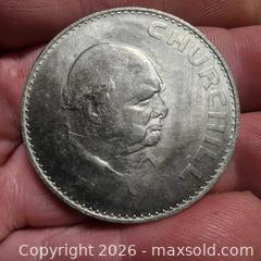 MaxSold Auction: 1965 Churchill coin / Token - Leeds And The Thousand Islands (Ontario, Canada) SELLER MANAGED Downsizing Online Auction - Prince Street