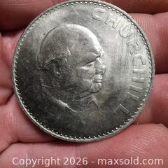 MaxSold Auction: 1965 Churchill coin / Token - Leeds And The Thousand Islands (Ontario, Canada) SELLER MANAGED Downsizing Online Auction - Prince Street