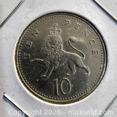 MaxSold Auction: 1992 ten pence coin - Leeds And The Thousand Islands (Ontario, Canada) SELLER MANAGED Downsizing Online Auction - Prince Street