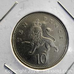 MaxSold Auction: 1992 ten pence coin - Leeds And The Thousand Islands (Ontario, Canada) SELLER MANAGED Downsizing Online Auction - Prince Street