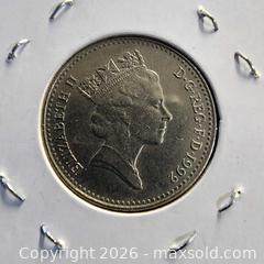 MaxSold Auction: 1992 ten pence coin - Leeds And The Thousand Islands (Ontario, Canada) SELLER MANAGED Downsizing Online Auction - Prince Street