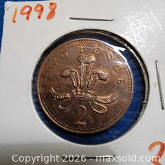 MaxSold Auction: 1999 Two pence Coin. - Leeds And The Thousand Islands (Ontario, Canada) SELLER MANAGED Downsizing Online Auction - Prince Street