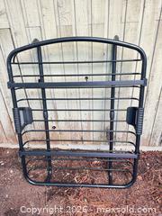 MaxSold Auction: Black Steel Universal Roof Rack / Cargo Carrier - Vancouver (British Columbia, Canada) SELLER MANAGED Downsizing Online Auction - Ortona Crescent