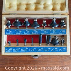MaxSold Auction: Butane Soldering Iron Kit with Assorted Carbide Router Bits - Vancouver (British Columbia, Canada) SELLER MANAGED Downsizing Online Auction - Ortona Crescent