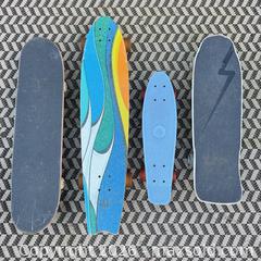 MaxSold Auction: Mixed Brand Skateboard Lot with Longboard, Standard & Cruisers - Vancouver (British Columbia, Canada) SELLER MANAGED Downsizing Online Auction - Ortona Crescent
