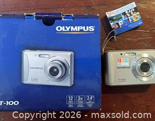 MaxSold Auction: Olympus T-100 12MP Point & Shoot Camera - Vancouver (British Columbia, Canada) SELLER MANAGED Downsizing Online Auction - Ortona Crescent