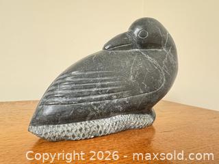 MaxSold Auction: Stone Bird Sculpture — Soapstone/Serpentine Carving - Vancouver (British Columbia, Canada) SELLER MANAGED Downsizing Online Auction - Ortona Crescent