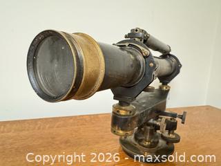MaxSold Auction: T. Cooke & Sons Surveyor's Transit No. 11886 (Victorian/Early 20th C) - Vancouver (British Columbia, Canada) SELLER MANAGED Downsizing Online Auction - Ortona Crescent