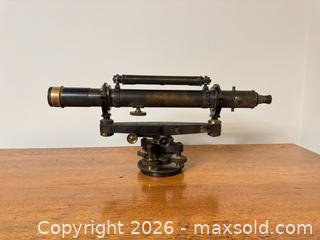 MaxSold Auction: T. Cooke & Sons Surveyor's Transit No. 11886 (Victorian/Early 20th C) - Vancouver (British Columbia, Canada) SELLER MANAGED Downsizing Online Auction - Ortona Crescent