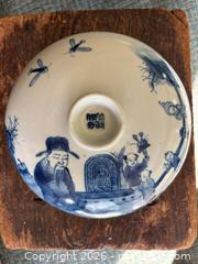 MaxSold Auction: Chinese Porcelain Hand Painted Blue and White Lidded Appetizer Dish With Character Mark - Saanich (British Columbia, Canada) PARTNER MANAGED Reseller Online Auction - Old West Saanich Road