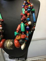 MaxSold Auction: Huge Chunky Tribal Necklace - Saanich (British Columbia, Canada) PARTNER MANAGED Reseller Online Auction - Old West Saanich Road