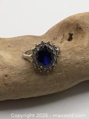MaxSold Auction: Sterling Silver Lady Diana Style Ring - Saanich (British Columbia, Canada) PARTNER MANAGED Reseller Online Auction - Old West Saanich Road