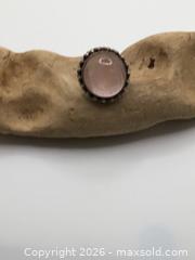 MaxSold Auction: Sterling Silver Rose Quartz Dome Ring - Saanich (British Columbia, Canada) PARTNER MANAGED Reseller Online Auction - Old West Saanich Road
