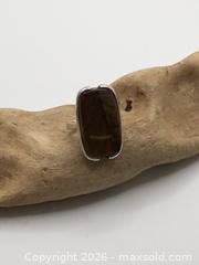 MaxSold Auction: Sterling Silver Tigers Eye Modernist Style Ring - Saanich (British Columbia, Canada) PARTNER MANAGED Reseller Online Auction - Old West Saanich Road