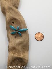 MaxSold Auction: Sterling Silver Turquoise Dragonfly Brooch - Saanich (British Columbia, Canada) PARTNER MANAGED Reseller Online Auction - Old West Saanich Road