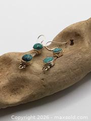 MaxSold Auction: Sterling Silver Turquoise Drop Earrings - Saanich (British Columbia, Canada) PARTNER MANAGED Reseller Online Auction - Old West Saanich Road