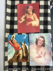 MaxSold Auction: Three Original 1950's Pin Up Prints - Saanich (British Columbia, Canada) PARTNER MANAGED Reseller Online Auction - Old West Saanich Road