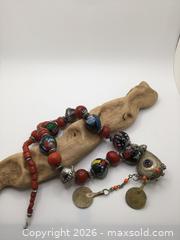 MaxSold Auction: Tribal Necklace With Coral, Beads Etc.  - Saanich (British Columbia, Canada) PARTNER MANAGED Reseller Online Auction - Old West Saanich Road