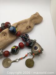 MaxSold Auction: Tribal Necklace With Coral, Beads Etc.  - Saanich (British Columbia, Canada) PARTNER MANAGED Reseller Online Auction - Old West Saanich Road