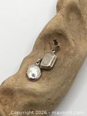 MaxSold Auction: Two Vintage Sterling Silver Miniature Lockets - Saanich (British Columbia, Canada) PARTNER MANAGED Reseller Online Auction - Old West Saanich Road