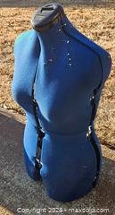 MaxSold Auction: Adjustable Female Dress Form Mannequin Torso, Royal Blue - Virginia Beach (Virginia, USA) SELLER MANAGED Downsizing Online Auction - Beachview Drive