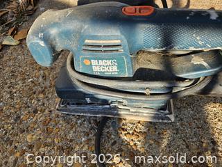 MaxSold Auction: Black & Decker 1/4-Sheet Finishing Orbital Sander, 12A - Virginia Beach (Virginia, USA) SELLER MANAGED Downsizing Online Auction - Beachview Drive