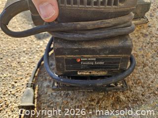 MaxSold Auction: Black & Decker 1/4-Sheet Finishing Orbital Sander, 12A - Virginia Beach (Virginia, USA) SELLER MANAGED Downsizing Online Auction - Beachview Drive