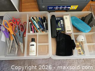 MaxSold Auction: Lot of assorted office & desk supplies, 30+ pieces - Virginia Beach (Virginia, USA) SELLER MANAGED Downsizing Online Auction - Beachview Drive