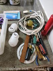 MaxSold Auction: Mixed Household Tool & Office Supplies Lot with Organizer - Virginia Beach (Virginia, USA) SELLER MANAGED Downsizing Online Auction - Beachview Drive