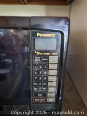 MaxSold Auction: Panasonic Genius Sensor 1350W Countertop Microwave, Black - Virginia Beach (Virginia, USA) SELLER MANAGED Downsizing Online Auction - Beachview Drive