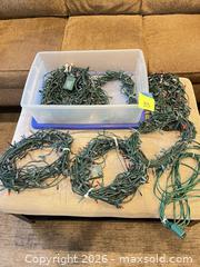 MaxSold Auction: Box of Christmas Lights and Extension Cord  - Gig Harbor (Washington, USA) SELLER MANAGED Downsizing Online Auction - 31st Street Court Northwest (CONDO)