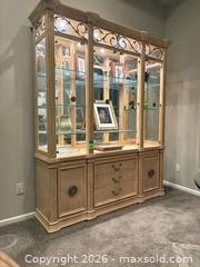 MaxSold Auction: Designer Bernhardt Credenza With China Deck - Gig Harbor (Washington, USA) SELLER MANAGED Downsizing Online Auction - 31st Street Court Northwest (CONDO)