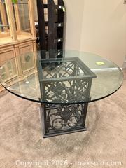 MaxSold Auction: Designer Glass Top Dining Table  - Gig Harbor (Washington, USA) SELLER MANAGED Downsizing Online Auction - 31st Street Court Northwest (CONDO)