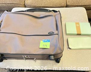MaxSold Auction: Samsonite Wheeled Garment Bag and Parisian Wallet - Gig Harbor (Washington, USA) SELLER MANAGED Downsizing Online Auction - 31st Street Court Northwest (CONDO)