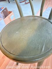 MaxSold Auction: Bentwood Thonet-Style Side/Dining Chair, Olive Painted Wood - Burnaby (British Columbia, Canada) PARTNER MANAGED Estate Sale Online Auction - Cardston Court (CONDO)