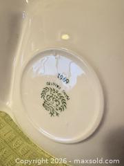 MaxSold Auction: Hand-Painted Double Divided Ceramic Serving Dish with Raised Rose - Burnaby (British Columbia, Canada) PARTNER MANAGED Estate Sale Online Auction - Cardston Court (CONDO)