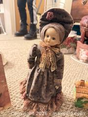 MaxSold Auction: Porcelain-Head Doll with Oval shaped Picture frame, Trinket Box, Card & Brooch - Burnaby (British Columbia, Canada) PARTNER MANAGED Estate Sale Online Auction - Cardston Court (CONDO)