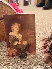 MaxSold Auction: Porcelain-Head Doll with Oval shaped Picture frame, Trinket Box, Card & Brooch - Burnaby (British Columbia, Canada) PARTNER MANAGED Estate Sale Online Auction - Cardston Court (CONDO)