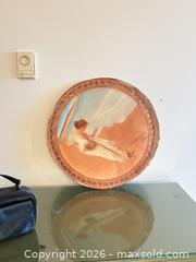 MaxSold Auction: Round Decorative Printed Wall Plaque, 16–20 in, Classical Woman - Burnaby (British Columbia, Canada) PARTNER MANAGED Estate Sale Online Auction - Cardston Court (CONDO)