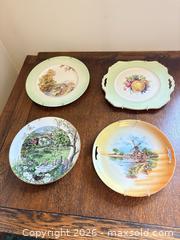 MaxSold Auction: Set of 4 Decorative Porcelain Wall Plates, approx. 9–11 in - Burnaby (British Columbia, Canada) PARTNER MANAGED Estate Sale Online Auction - Cardston Court (CONDO)