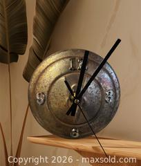 MaxSold Auction: 1935 Ford Wheel Cover Clock - Hiram (Georgia, USA) SELLER MANAGED Reseller Online Auction - Hiram Acworth Highway (STORAGE)