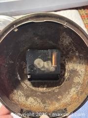 MaxSold Auction: 1935 Ford Wheel Cover Clock - Hiram (Georgia, USA) SELLER MANAGED Reseller Online Auction - Hiram Acworth Highway (STORAGE)