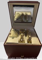 MaxSold Auction: Armitron Mother of Pearl Watch and Bracelet Set - Hiram (Georgia, USA) SELLER MANAGED Reseller Online Auction - Hiram Acworth Highway (STORAGE)