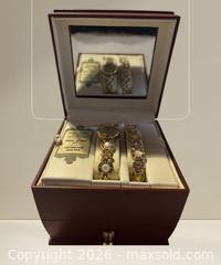 MaxSold Auction: Armitron Mother of Pearl Watch and Bracelet Set - Hiram (Georgia, USA) SELLER MANAGED Reseller Online Auction - Hiram Acworth Highway (STORAGE)