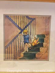 MaxSold Auction: Classic Winnie the Pooh Framed Print & keepsake box - Hiram (Georgia, USA) SELLER MANAGED Reseller Online Auction - Hiram Acworth Highway (STORAGE)