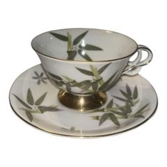 MaxSold Auction: Narumi Spring Bamboo Cup and Saucer - Hiram (Georgia, USA) SELLER MANAGED Reseller Online Auction - Hiram Acworth Highway (STORAGE)