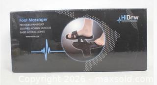 MaxSold Auction: NEW IN SEALED PACKAGING HIDOW FOOT MASSAGER GIVES PAIN FREE RELIEF - Hiram (Georgia, USA) SELLER MANAGED Reseller Online Auction - Hiram Acworth Highway (STORAGE)