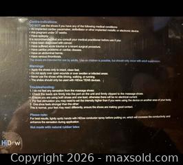 MaxSold Auction: NEW IN SEALED PACKAGING HIDOW FOOT MASSAGER GIVES PAIN FREE RELIEF - Hiram (Georgia, USA) SELLER MANAGED Reseller Online Auction - Hiram Acworth Highway (STORAGE)